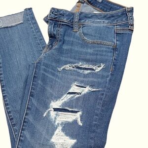 American Eagle Super Low Jeggings, super stretch, Size 4 Short